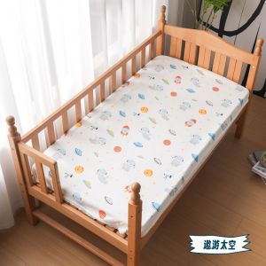 Thickened Cotton Waterproof Bed Canopy for Children Cartoon Pattern Breathable Eco-Friendly All-Season Warm Urine Proof Bedding