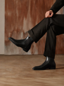 Truffaut | Mens Business Genuine Leather High Ankle Boots
