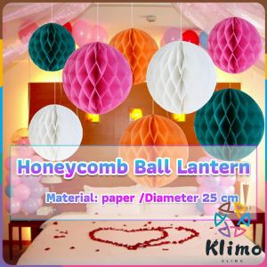 KLIMO 25cm Honeycomb Ball Lantern Birthday Christening Anniversary Anniversary Party