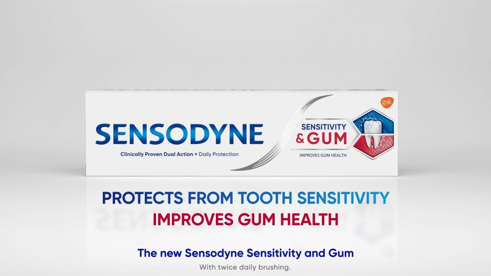 [Value Pack] Sensodyne Sensitivity & Gum Sensitivity Relief & Improve Gum Health Caring Mint Toothpaste Pack (100g x 2)