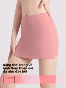 Miiow | MiiOW Cat Woman Seamless Safety Pants Womens Ice Silk Flat Angle Underwear Summer Anti-Light Base Layer Shorts Youth Size