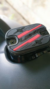 Handle Bar & Brake Reservoir Lexi LX 155 Rubber Murah Keren Tahan Panas Aksesoris Motor Yamaha