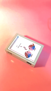 SG STOCK Folding Photo Frame Display Stand Picture 6/8 Inch Frame Triple Wooden Hinged Collage Photo Frames