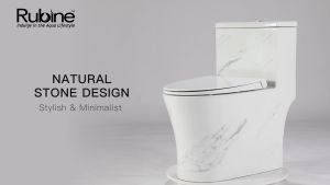 RUBINE PN105 Marble One Piece Toilet