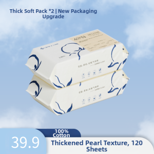 Disposable Thick Cotton Face Wash Cloth Sterile Oxygen Grace