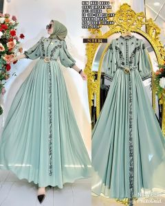 gamis bordir by SHR ory 100%