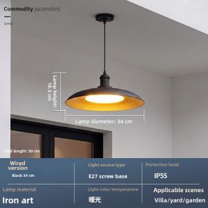 MARTINI | Outdoor Waterproof Advanced Landscape Hanging Lamp