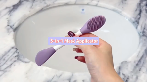 Double Headed Silicone Brush Cleaning Pores Mud Film Smear Type Beauty Tool