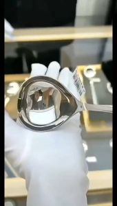 304 ช้อนสแตนเลสหัวใหญ่ช้อนหนาขนาดใหญ่ความจุหม้อซุปช้อนดื่มช้อนโจ๊กเครื่องมือห้องครัว