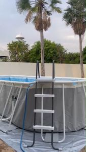 Intex 26796 สระน้ำปริซึมทรงรี ขนาด (16 ฟูที่) 5.03 x 2.74 x 1.22 เมตร หลัก 100% จัดส่งไว