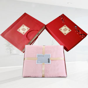 Gift Set Towel and Bath Towel Set Coral Fleece Absorbent