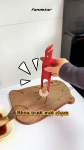 Kẹp Gắp Đồ Nóng 2 Trong 1 Famistar – Kẹp gắp thức ăn Dụng Cụ Nhà Bếp An Toàn Silicon Chống Trượt