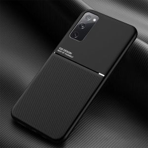 Ốp Lưng Từ Tính Họa Tiết Da Cho Samsung Galaxy S24/S23/S22/S21/S20 FE/S10 E/S9/S8 Plus/Note 8/9/10/20 Ultra - Vỏ Silicon Nửa Bọc Chống Vân Tay Chống Bụi Chống Trượt