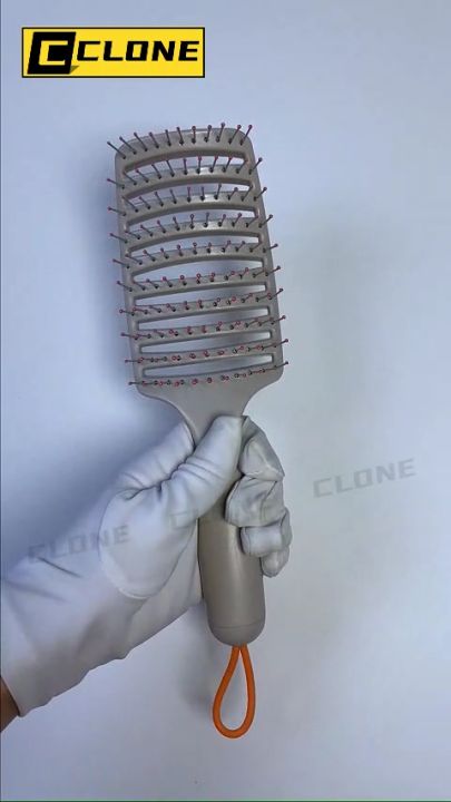 Ribs Styling Comb Fluffy Curly Hair Smooth Hair Massage Brush Salon Barber Anti-hair Loss Women Men