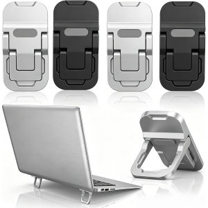 2Pcs Portable Keyboard Riser Set Mini Adjustable Keyboard Stand with 2 Angle Settings Ultra-Thin Key Board Lift Ergonomic Key