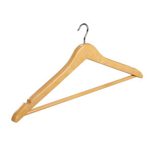 High-End Wooden Clothes Hanger for Home Hotel And Clothing Store Wide Shoulder No Trace Wooden Wood Clothes Hanger