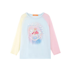 Patchwork Lovely Print Pattern Childrens Blouse