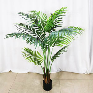 Pot Bunga Plastik Pohon Kelapa Hiasan Dekorasi Ruangan Cocos Nucifera Plant Tree Ornamen COD PBP158