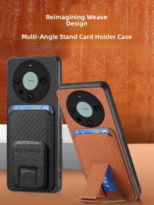 Foldable Stand Huawei Honor Magic5 pro Phone Case with Card Holder 70 Card Slot Full Cover Nova13 pro Anti-Fall Shell
