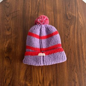 Childrens Knitted Woolen Hat Autumn Winter Warm Overhead Cap Travel Themed Letter Logo Boys Girls Solid Color Knit Hat