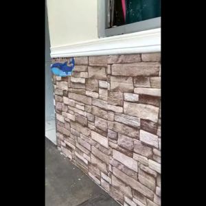 Paket Wallpaper 10 Lembar: Desain 3D Bata Alam & Foam Timbul Anti Air