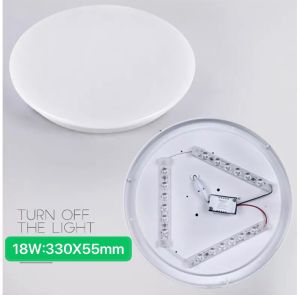 【COD&Ready】Rohstar LED Ceiling Light 12W/18W/24W Round Lamp for Kitchen Hallway Bedroom Pure White