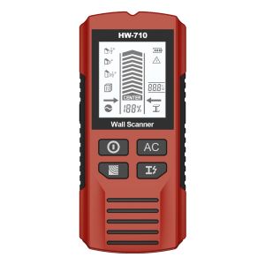 6 in 1 Multifunctional STUD Finder Handheld Metal Wall Detector Wood Stud Wire AC Pipe Metal Depth Wall Detector Scanner