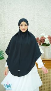 AFNA Mahira French Khimar Bandana dengan Penutup Dagu Jilbab Hijab Jumbo Syari