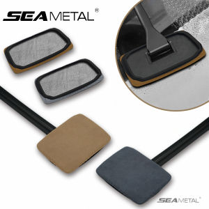 Seamital kính chắn gió ô tô bàn chải làm sạch chống sương mù phủi bụi da lộn vải nhung san hô bọc vải có thể tháo rời