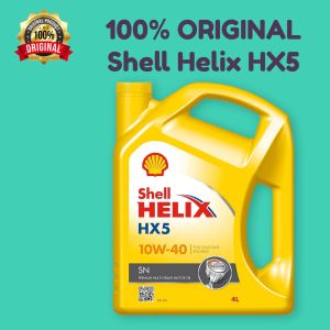 OLI SHELL HELIX HX5 - 10W-40 | HX5 4 LITER OLI MOBIL ORIGINAL