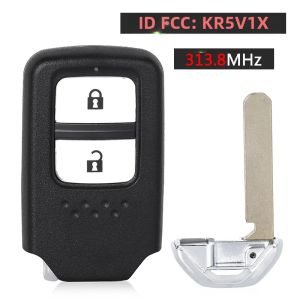 KEYECU KR5V1X KR5V2X Chìa Khóa Điều Khiển Từ Xa Thông Minh Fob Dành Cho Honda City Fit Jazz Shuttle Vezel 2014-2018 72147-T5A-G01 Chất Liệu ABS 313.8/433.92 MHz ID47