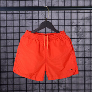 Summer Ice Silk Quick Dry Thin Three-Quarter Running Beach Shorts Casual Sporty Mens Loose Fit Youthful Trendy Straight Leg Pants