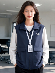 Waterproof Company Promotion Vest Female