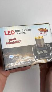 SENTER KEPALA LED DONY 15 WATT KL-171 "MINI ZOOM MEKANIK" ORI ANTI AIR TAHAN LAMA OUTDOOR