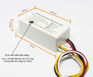 CÔNG TẮC CẢM BIẾN CHUYỂN ĐỘNG SÓNG RADA - ĐỘ NHẠY CAO