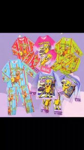 ชุดเช็ตเด็ก 2-4 ปี ชุดแขนขายาว คอกลม ผ้าไมโคร ชุดเด็กผู้หญิง ชุดเด็กผู้ชาย MIC0048