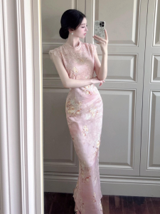 SHANGSHA | Elegant Traditional-style Cheongsam Dress