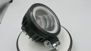 4inch 12V 24V 30W Round Square Led Work Light Angel Eyes Light Bar Spot Light Offroad Motorcycle Car Boat 4x4 Atv Led Work Light