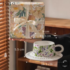 JOJO LIFE | Lily of the Valley Ceramic Mug Set
