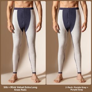 Thick Warm Knee Protecting Leggings Men