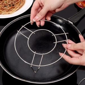 Hình tròn bằng thép không gỉ hấp khay hấp đa chức năng bánh bao hấp lưới hộ gia đình Đồ dùng nấu ăn cho nhà bếp