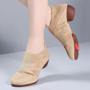Dance teacher shoes for women outdoor professional ballroom dance shoes for women breathable Jazz modern dance shoes