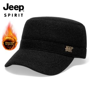 Jeep | Warm Lined Ear Protection Large Size Baseball Cap for Men