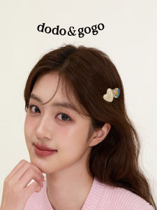 Cute Sweet Heart Shaped Hair Clips for Women New 2025 DODOGOGO Childrens Hair Accessories Side Clips Forehead Decorations