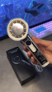 Quạt cầm tay KZ02 thế hệ mới 2025 - Điều chỉnh nhiều nhiệt độ - Làm mát/lạnh nhanh - Màn hình LED - Đa dụng - Pin trâu