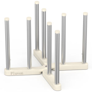 Pluvon Collapsible Retractable Metal Storage Bag Kitchen Drying Rack for Water Bottles Mason Jars Cup Organizer Space Saver