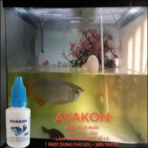 2 lọ AVAKON nguyên liệu trực tiếp từ Nhật lọ 20ml  365 ngày không cần thay nước cắt rêu tảo nước trong