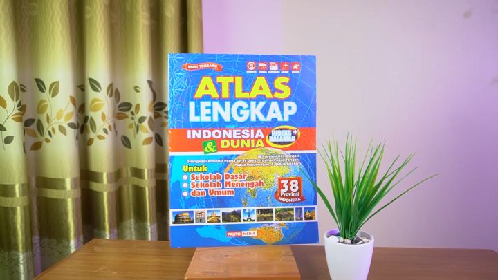Buku Atlas 38 Provinsi Edisi Terbaru / Atlas Lengkap Indonesia Dan ...