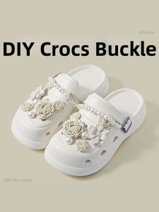 LINGMIAO | Camellia & Pearl DIY Detachable Shoe Decorations