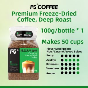 F5 | Instant Black Coffee Freeze Dried No Sugar 100g